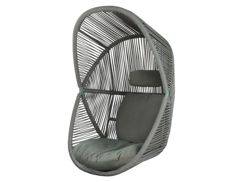 Hive Weave Hanging Chair in Dusty Green