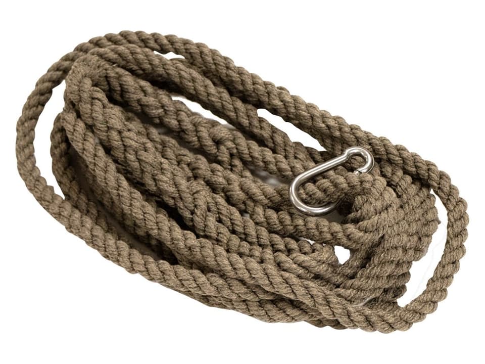 Hive Cane-line Weave Hanging Chair with Taupe Soft Rope