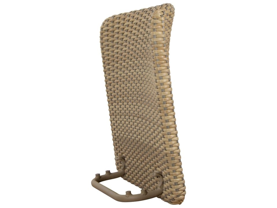 Cane-line Arch Low Armrest Backrest with Flat Weave in Natural Taupe