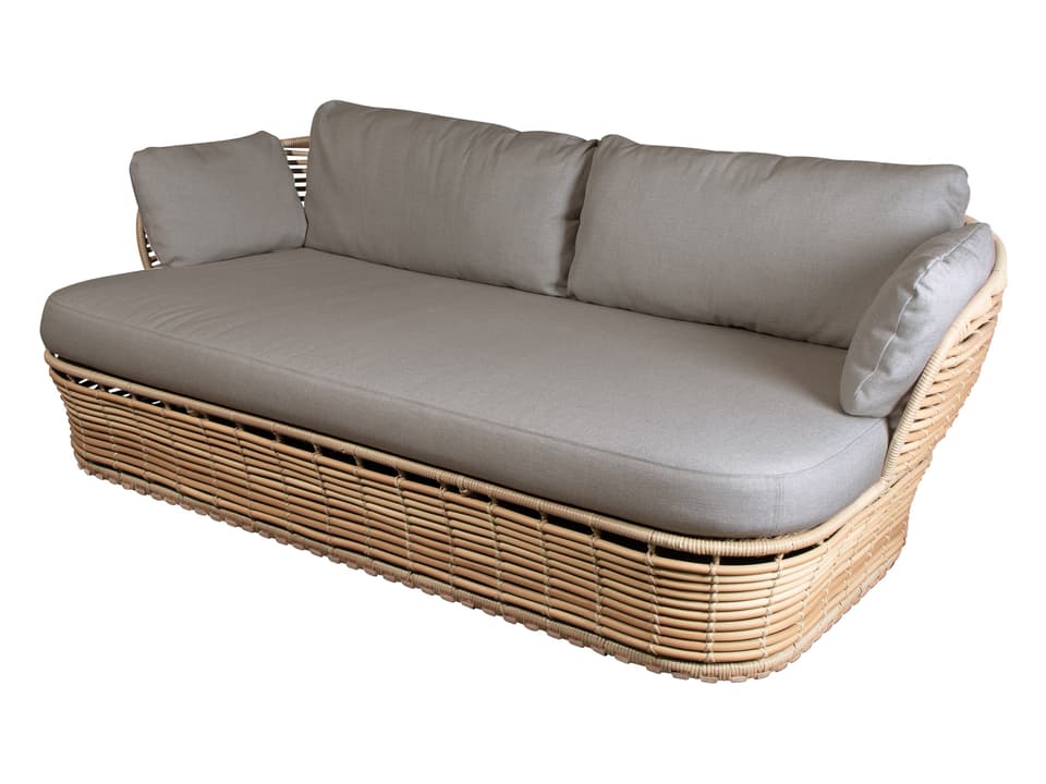 Basket Natural Weave 2-Seater Sofa