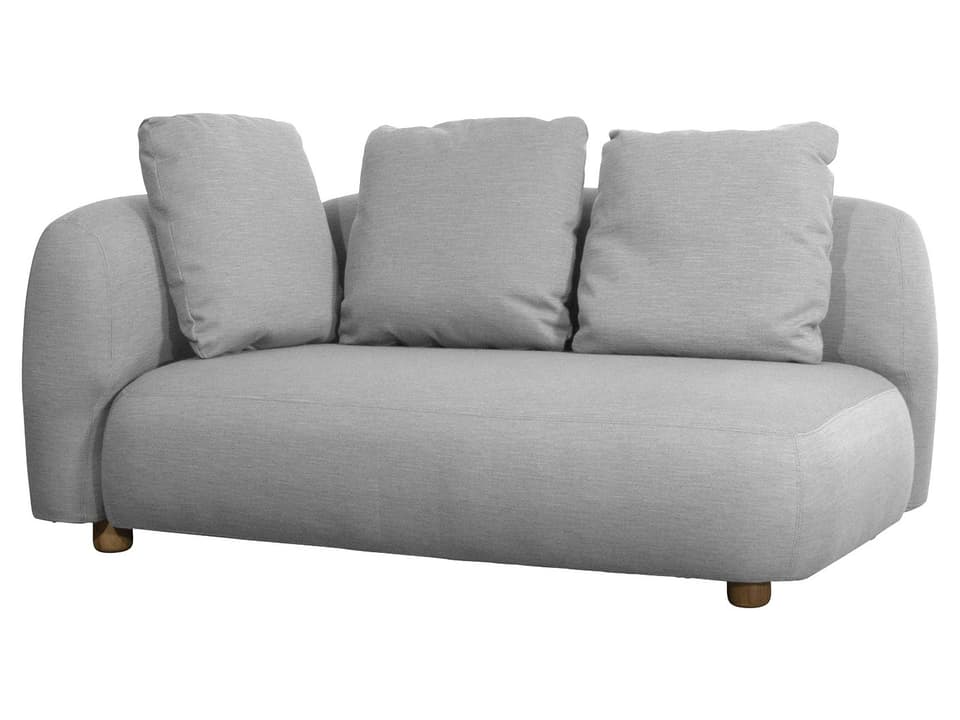 Capture 2-Seater Right Sofa Module with AirTouch Fabric in Light Grey