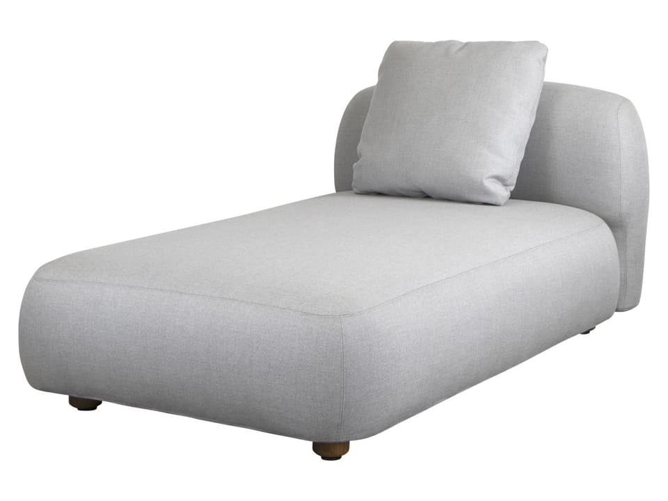 Capture Chaise Lounge Module with Light Grey AirTouch Fabric