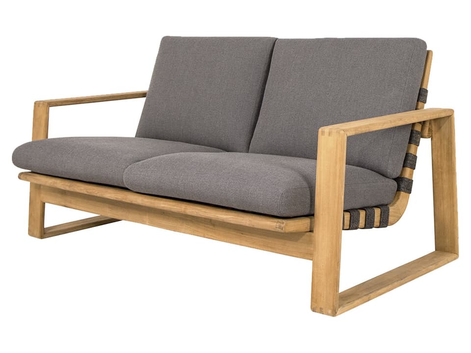 Cane-line Endless Soft Dark Grey Rope 2-Seater Sofa