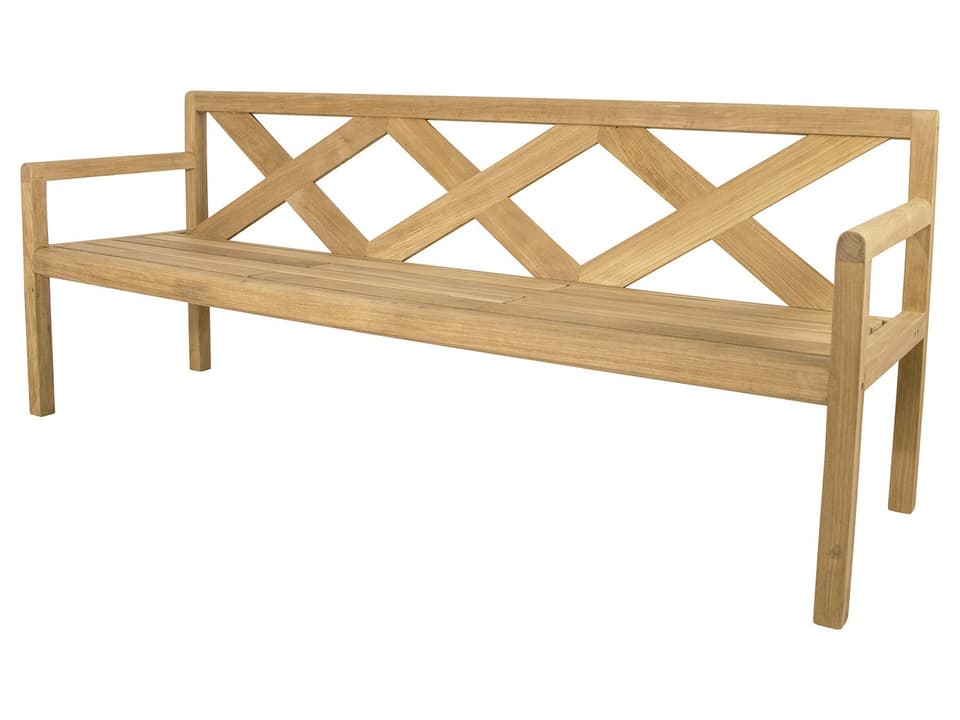 Grace Teak 3-Seater Bench