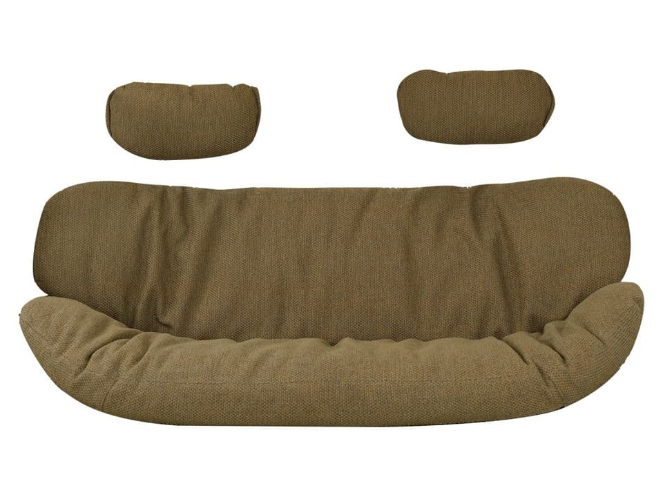 Hive Turmeric Yellow Rise 2-Seater Sofa Cushion Set Incl. Neck Cushion