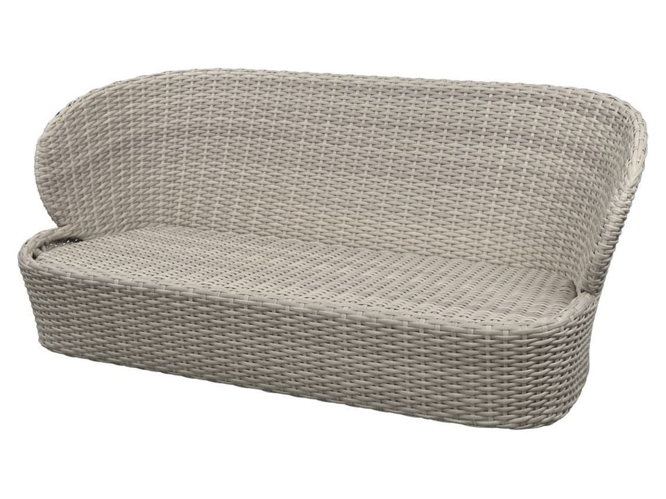 Coast 2 1 2-Seater Sofa with Sand Cane-line Flat Weave