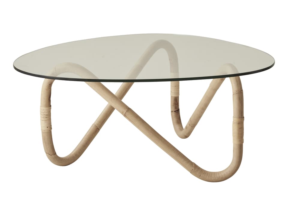 Wave Natural Aluminum Coffee Table Base