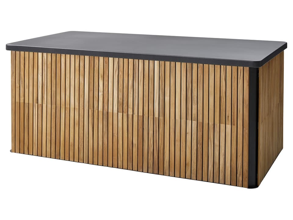 Combine Lava Grey Aluminum Teak Cushion Large Box