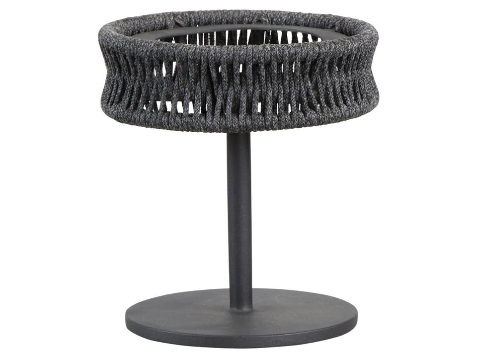 Cane Line Illusion Small Aluminium Table Lamp in Lava Grey