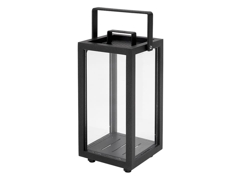 Cane-line Lighthouse Extra Small Lantern in Lava Grey Aluminum