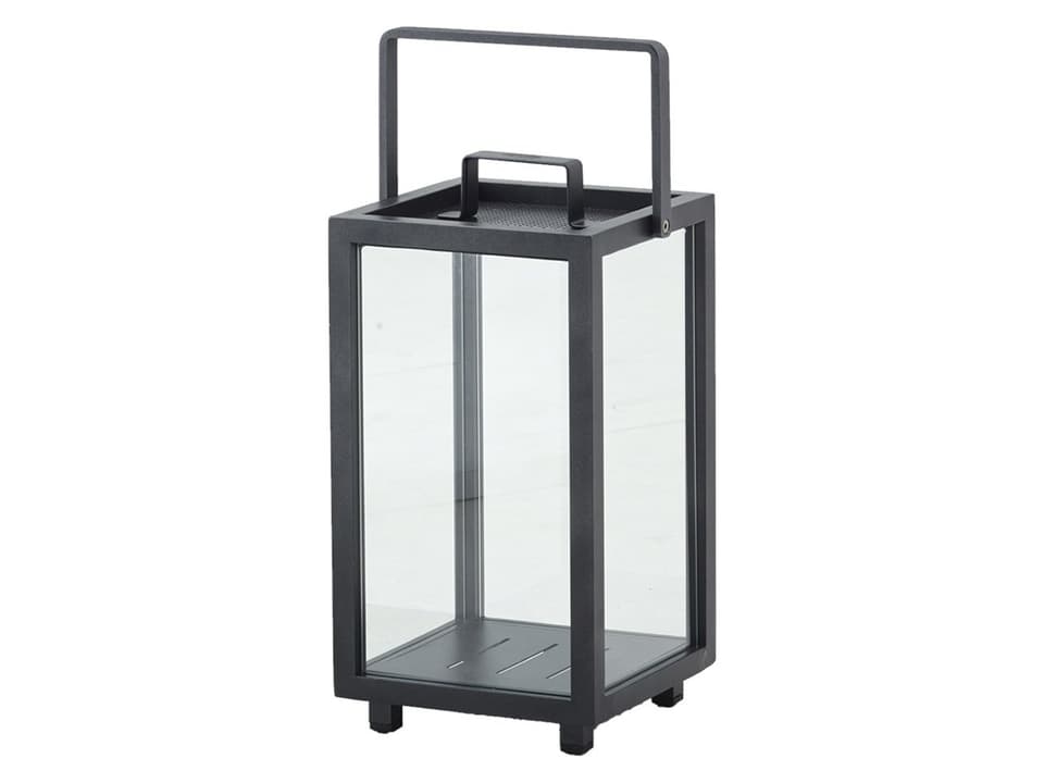 Cane-line Lighthouse Small Lantern in Lava Grey Aluminum
