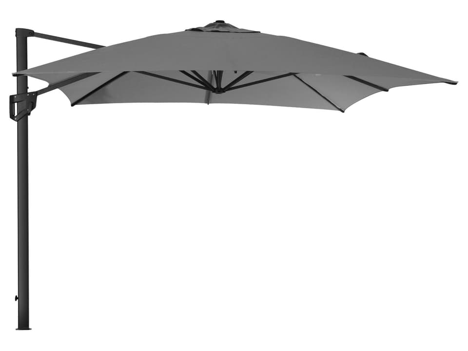 Hyde Grey Aluminium Luxe Hanging Parasol