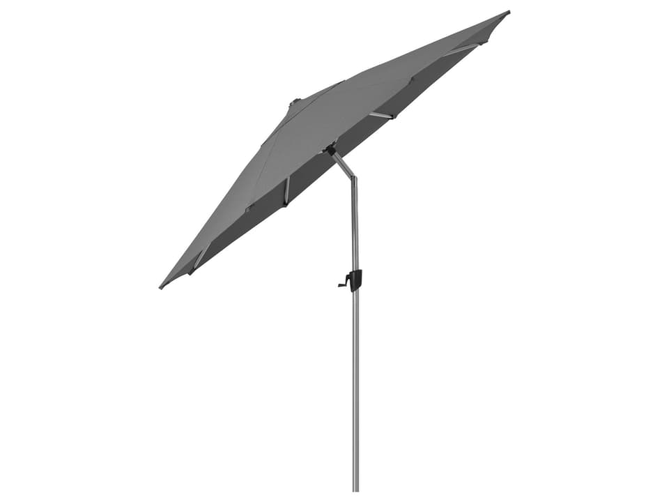 Sunshade Silver Mat Anodized Parasol W/Tilt System