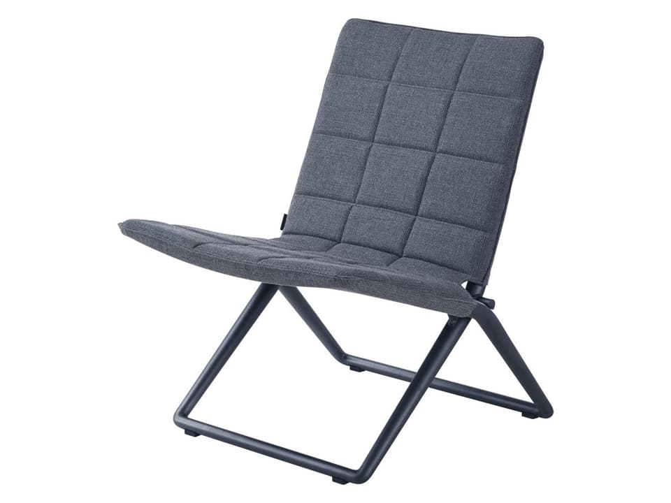 Traveller Grey Airtouch Lounge Folding Chair