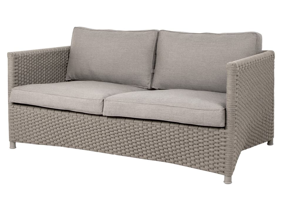 Diamond Taupe Soft Rope 2-Seater Sofa