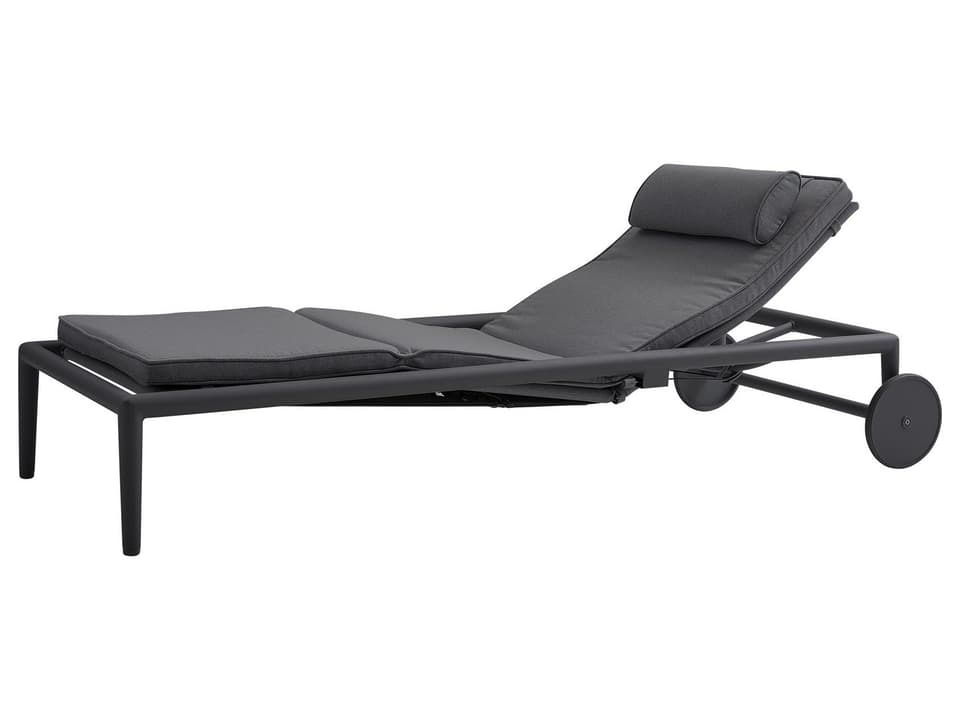 Conic Grey Airtouch Sunbed W/Gas Spring
