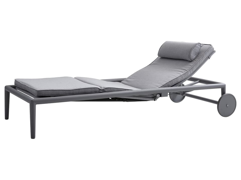 Conic Light Grey Airtouch Sunbed W/Gas Spring