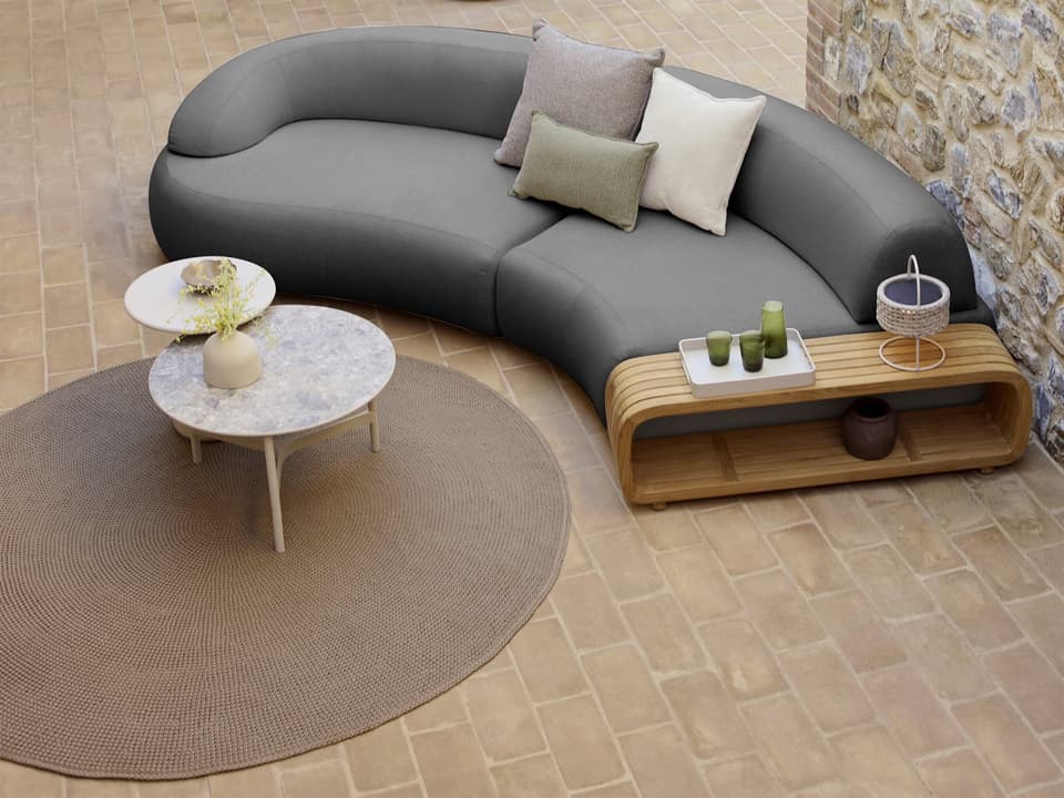 Mellow Grey Airtouch Sectional Lounge Set