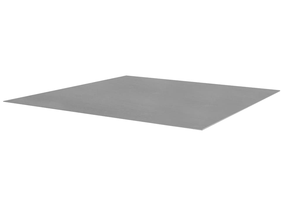 Cane Line Pure Collection Square 39.4-Inch Ceramic Table Top in Basalt