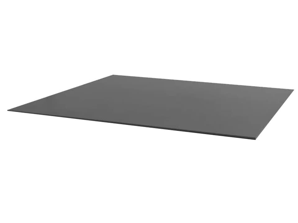 Cane Line 39-Inch Square Ceramic Table Top in Nero Black
