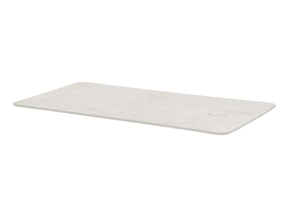 Cane Line 47-Inch x 24-Inch Rectangular Travertine Look Ceramic Table Top