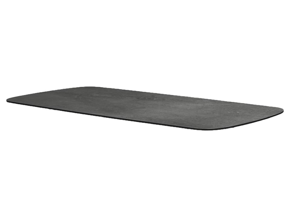 Joy 71-Inch x 36-Inch Rectangular HPL Table Top in Dark Grey