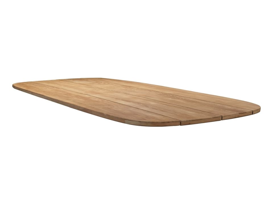 Cane-line Mellow Teak 240x130 cm Rectangle Table Top with Rounded Corners