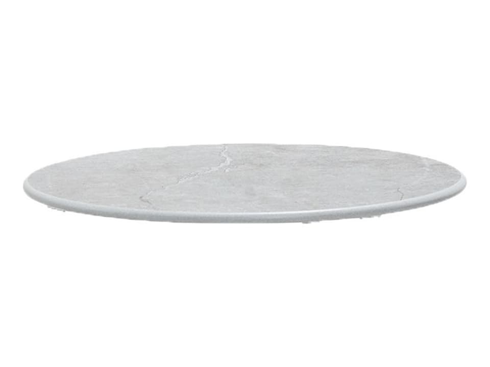 Cane-line 18-Inch Round Fossil Grey Ceramic Table Top