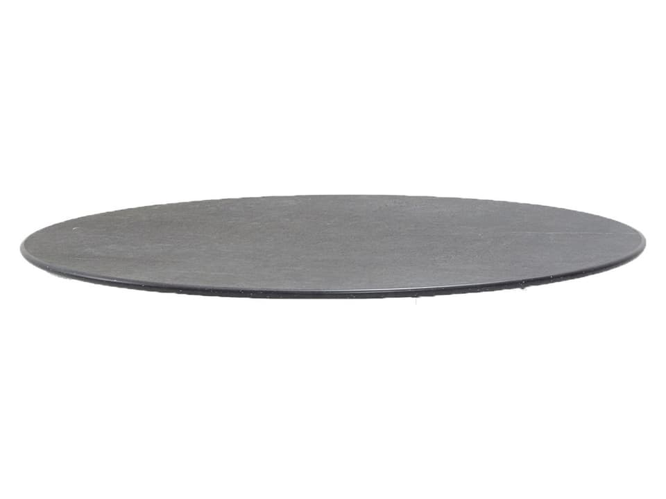 Cane Line 28-Inch Round Fossil Black Ceramic Table Top