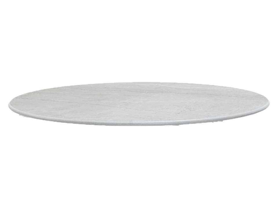 Cane-line Round Table Top in Fossil Grey Ceramic
