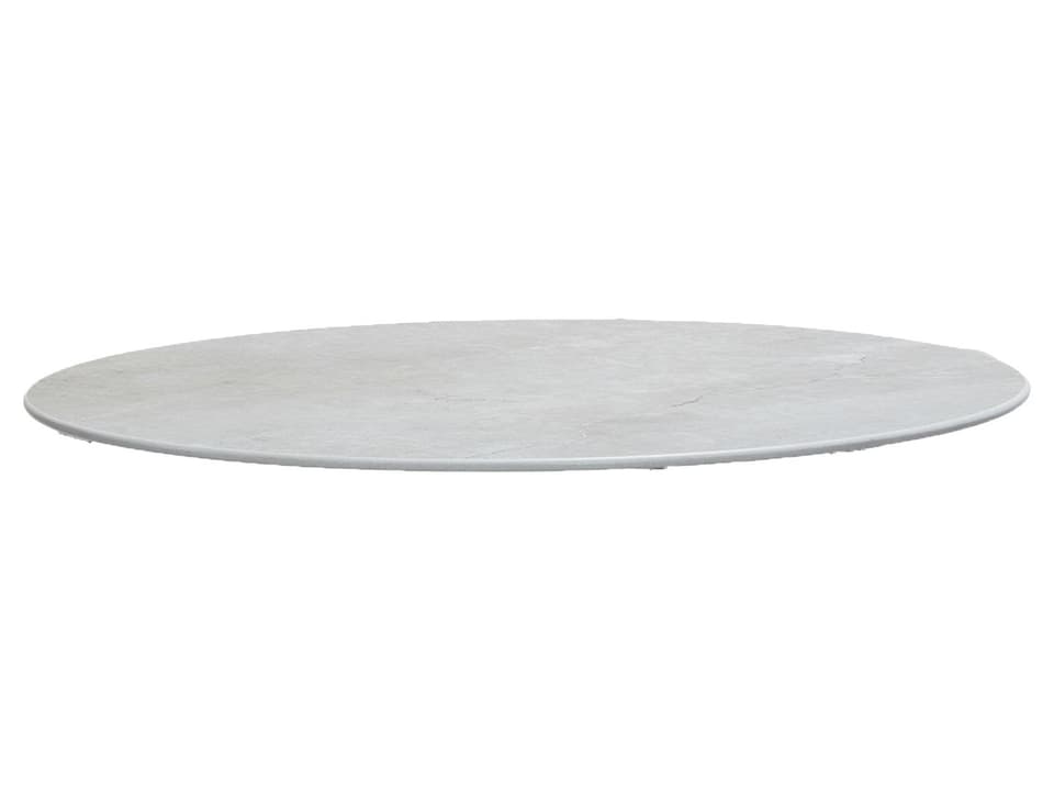 Fossil Grey Ceramic Round Table Top 90 Cm