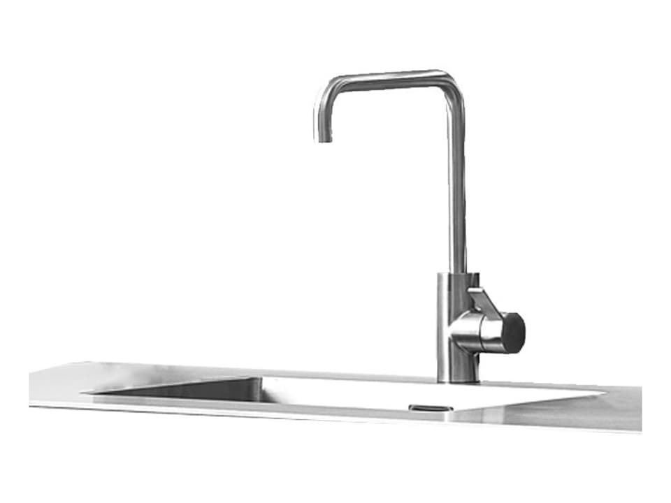 Drop Stainless Steel Outdoor Kitchen Sink with Mixer Tap and Drain