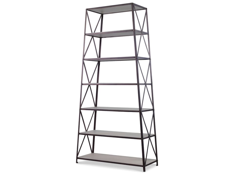 Ivory / Gunmetal Archive Etagere