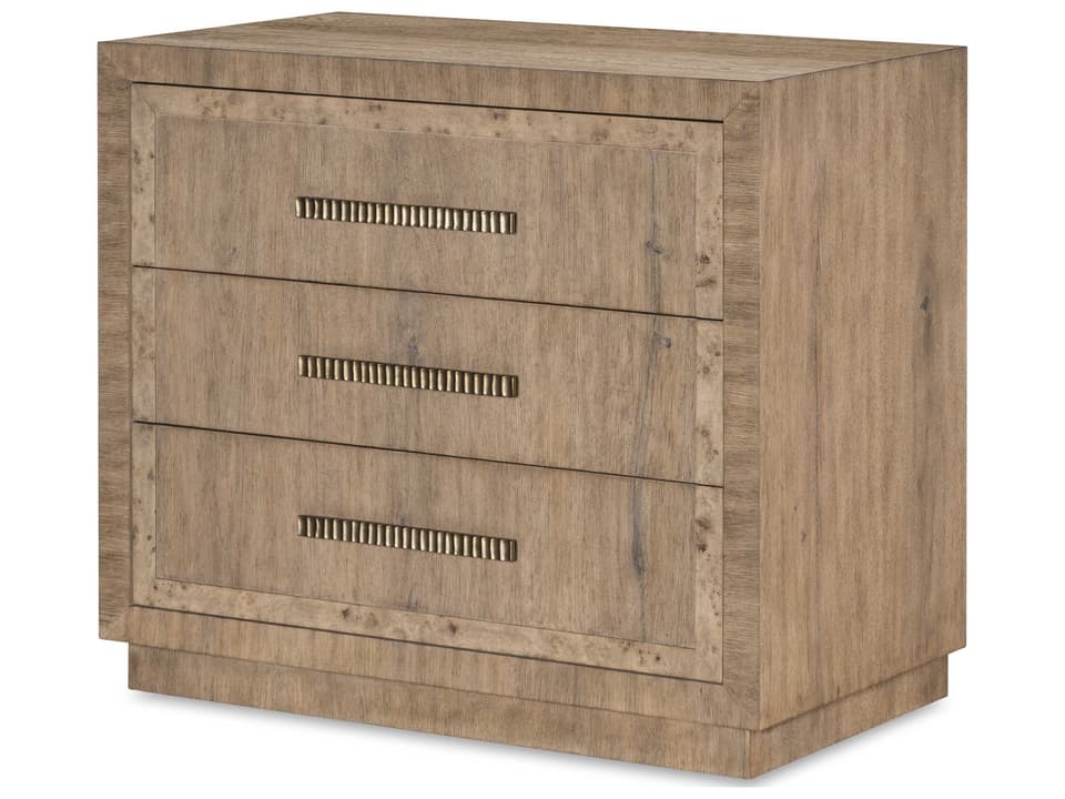 Monterey 3-Drawer Nightstand in Hawthorne Light Oak