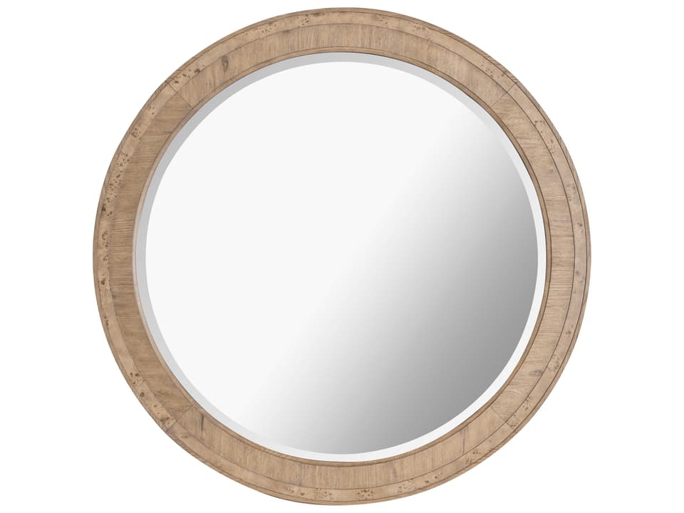 Monterey Round Wall Mirror Hawthorne Light Finish