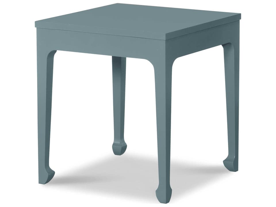 Fenton Square Wood End Table in Oxford White