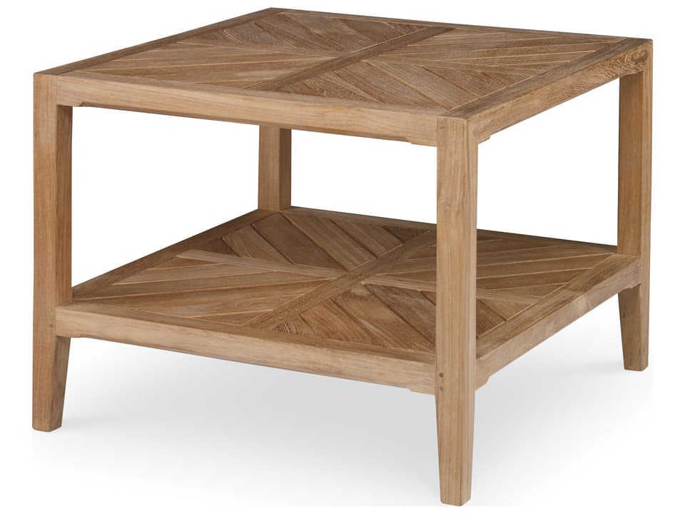 West Bay (d Square Wood Natural End Table