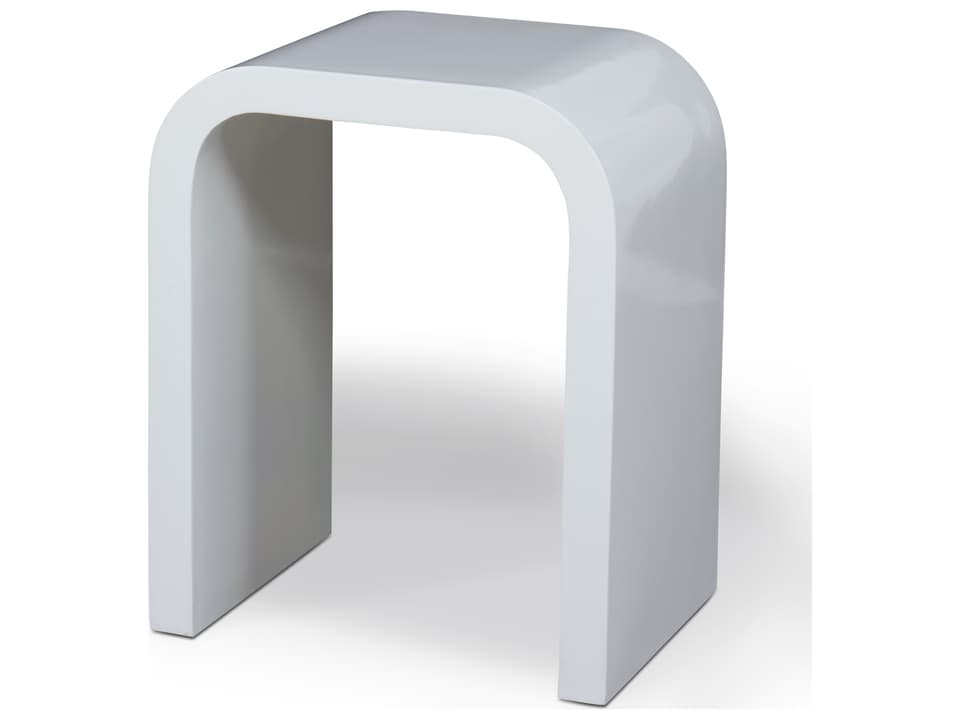 Mark Large Nesting Side Table in Gloss White