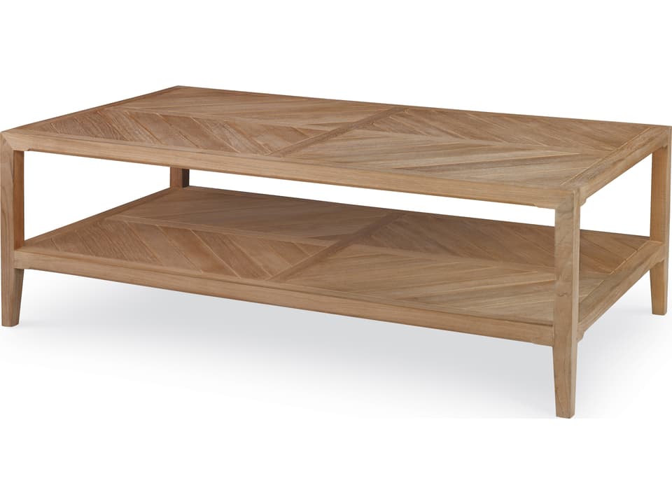 West Bay Teak Rectangular Coffee Table in Natural