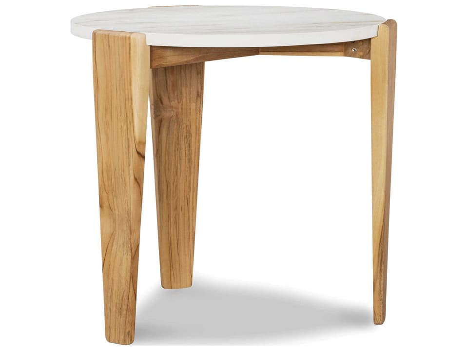 Verde Teak Round End Table