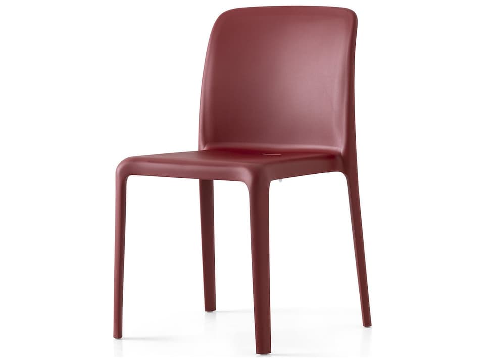 Baron Red Armless Dining Chair