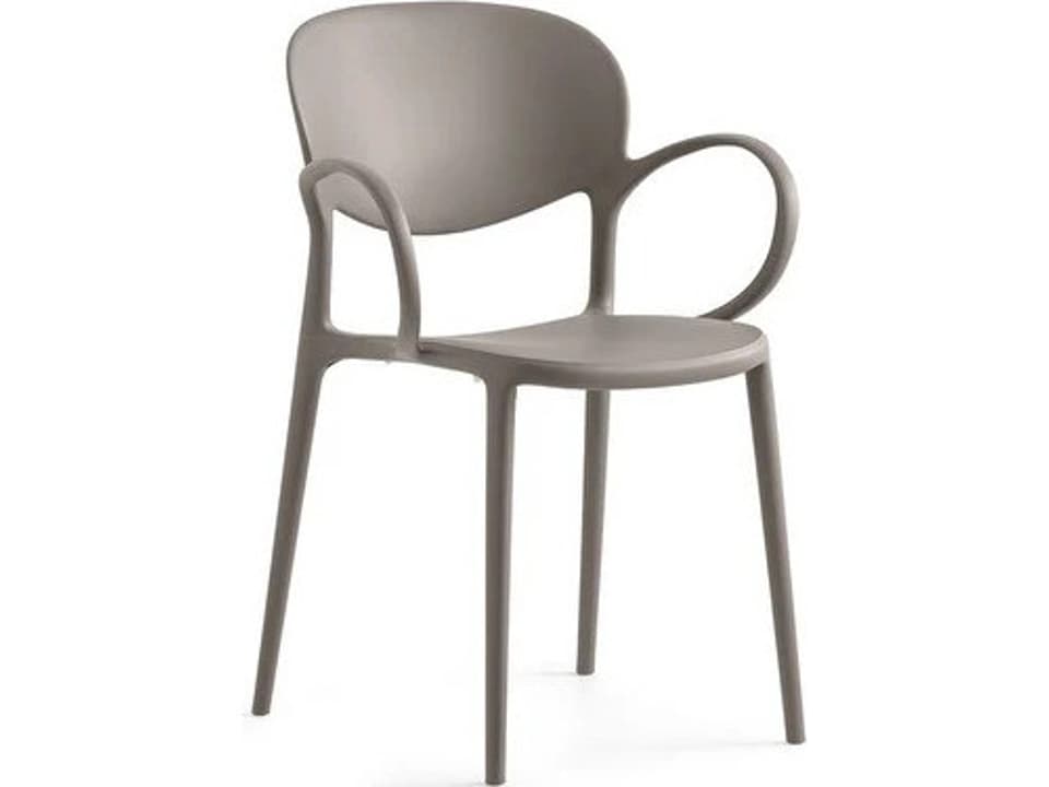 Abby Polypropylene Indoor Outdoor Dining Armchair
