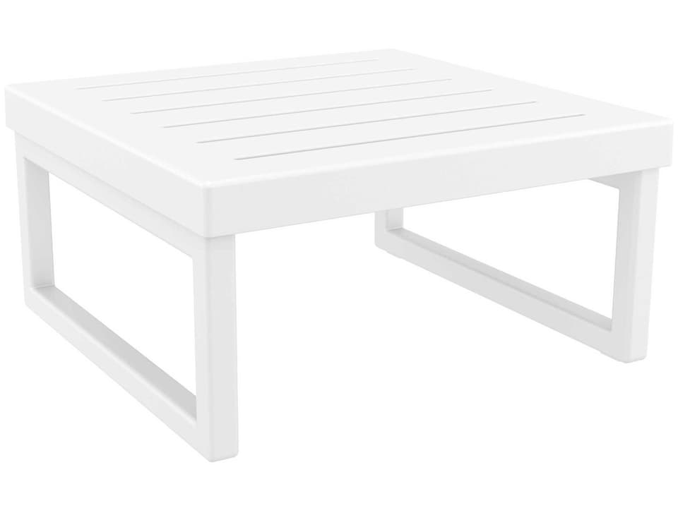 Mykonos Square Coffee Table in White