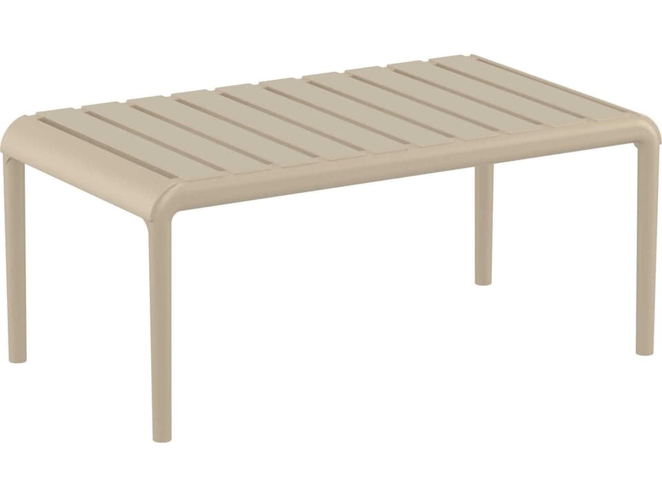 Paris Rectangular Coffee Table in Taupe