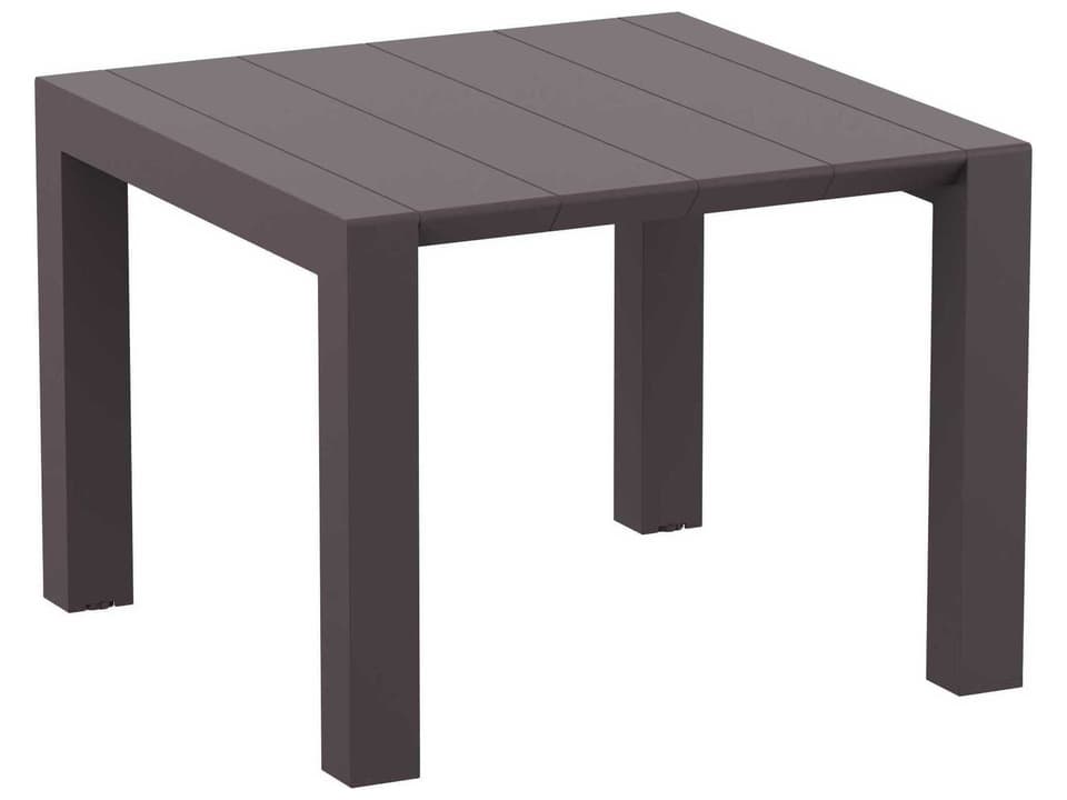 Vegas 39 to 55 Inch Extendable Dining Table in Wicker Brown
