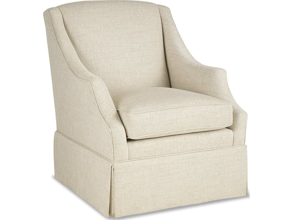 Casual Essentials Swivel Glider Chair with Plush Cushioning