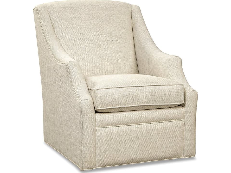 Essentials Swivel Glider Chair with Plush Tight Back