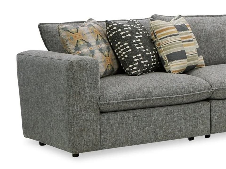 CM Modern Left Arm Facing Chair and a Half Sectional Component