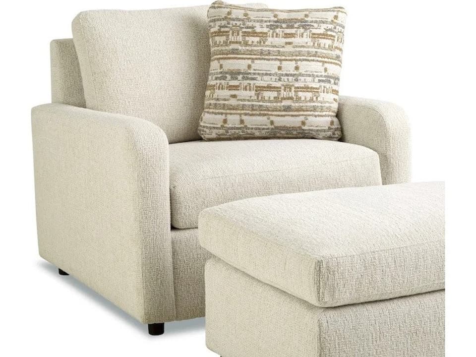 Essentials Chair and a Half with Rolled Arms and Nailhead Trim