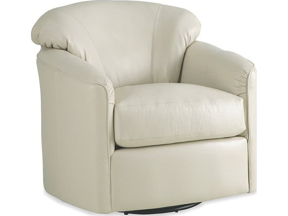 CM Leather Swivel Glider Chair